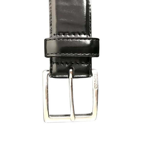 Coach Black Leather Belt Womens Size 32\
